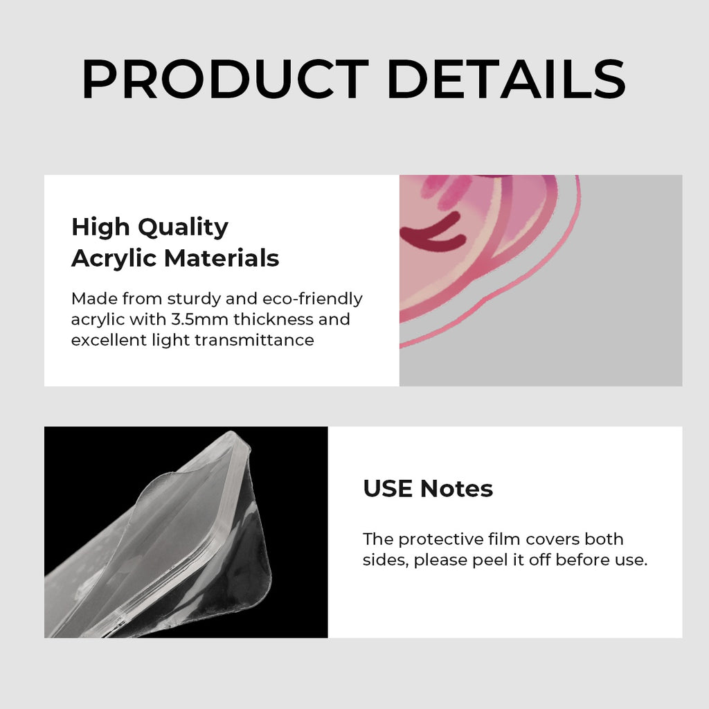 Kirby- Acrylic Keychain