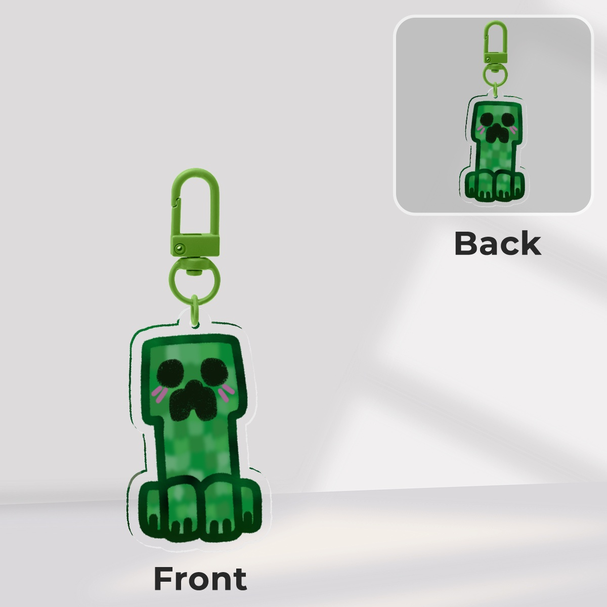 Minecraft  - Creeper Keychain