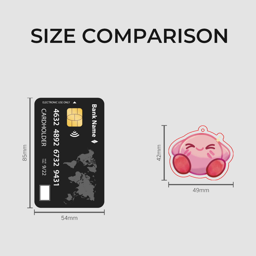 Kirby- Acrylic Keychain